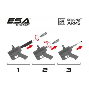 Страйкбольный автомат RRA SA-E18 EDGE™  - Chaos Grey [SPECNA ARMS]